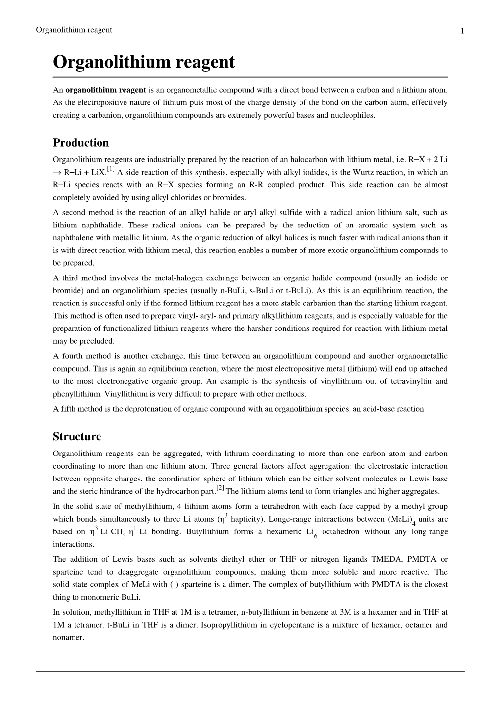 Organolithium Reagent 1