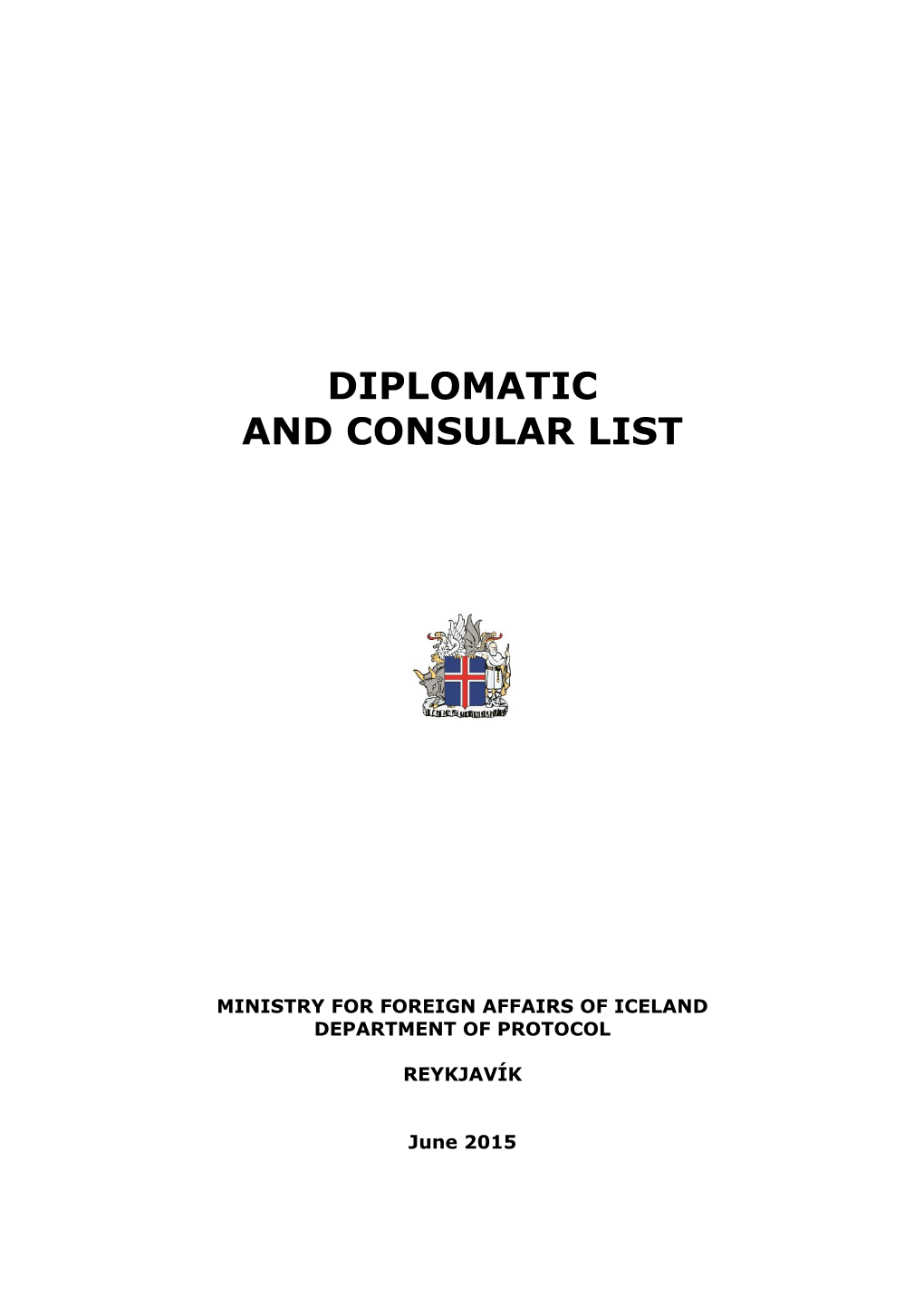 Diplomatic and Consular List