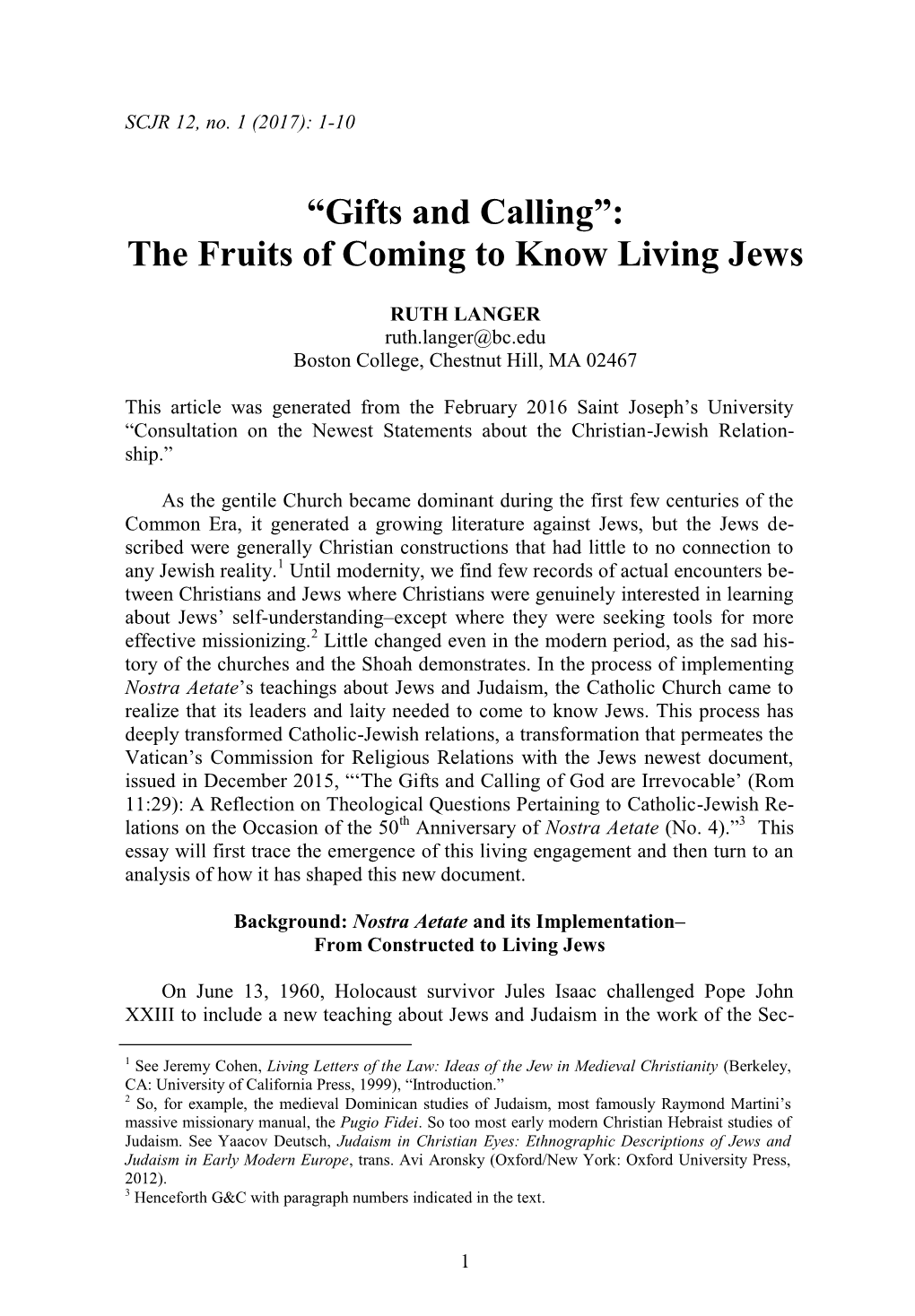 The Fruits of Coming to Know Living Jews