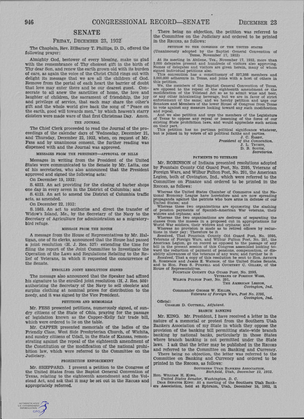 Congressional Record-Senate