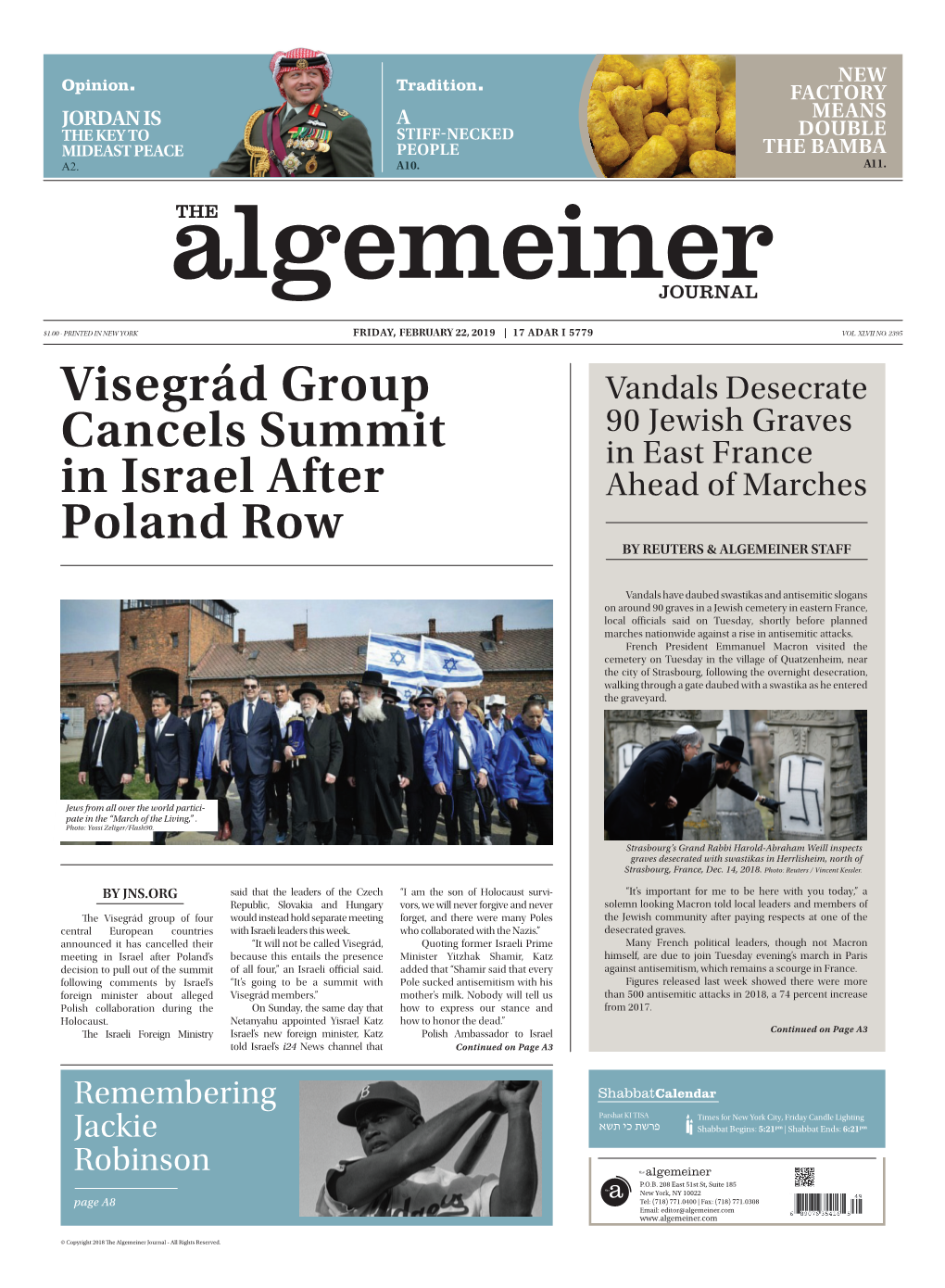 Visegrád Group Cancels Summit in Israel After