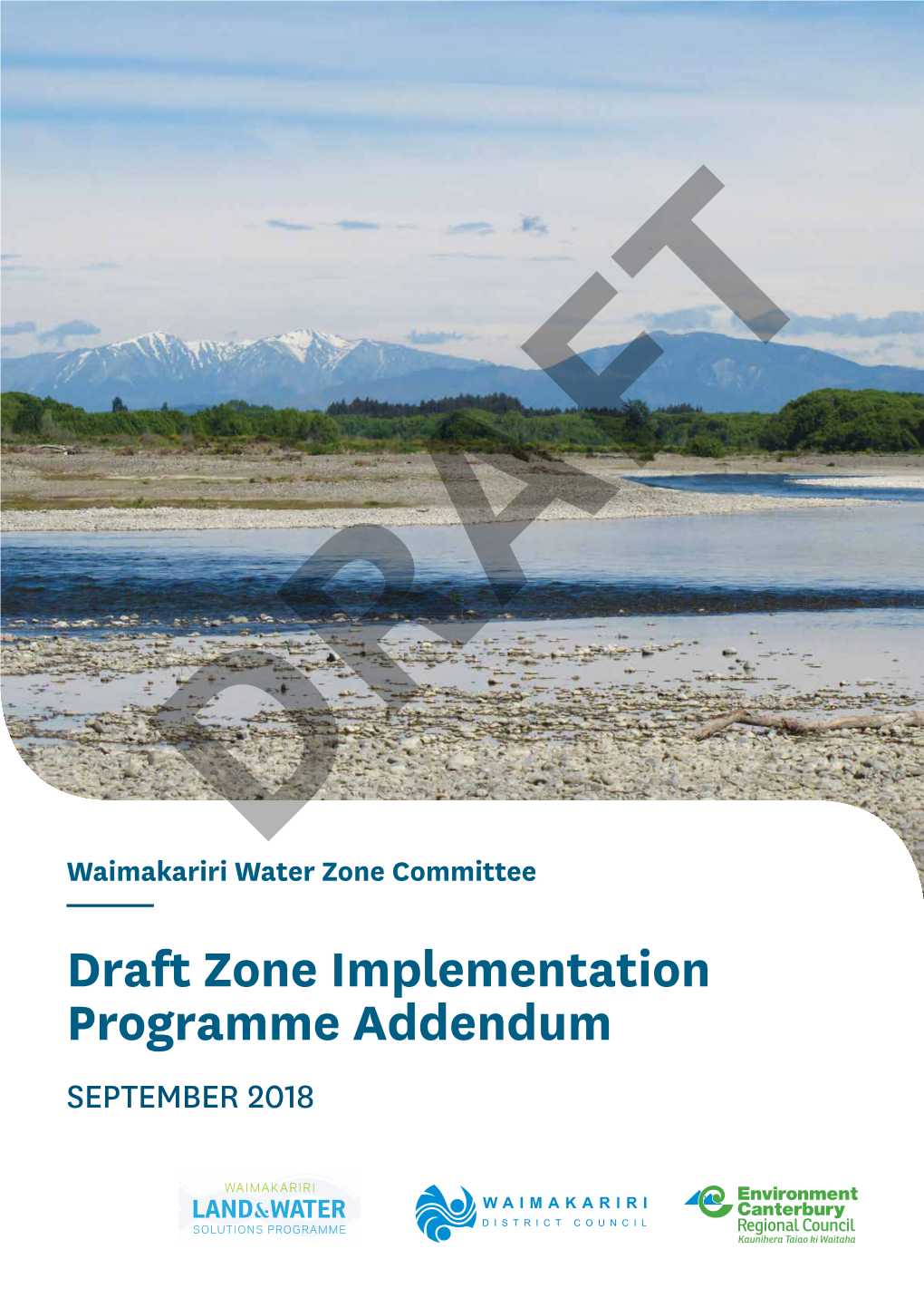 Draft Zone Implementation Programme Addendum