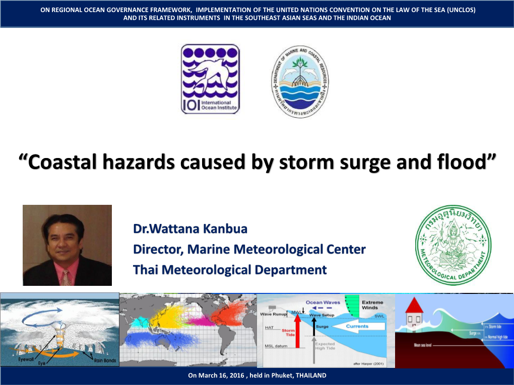 “Coastal Hazards Caused by Storm Surge and Flood”