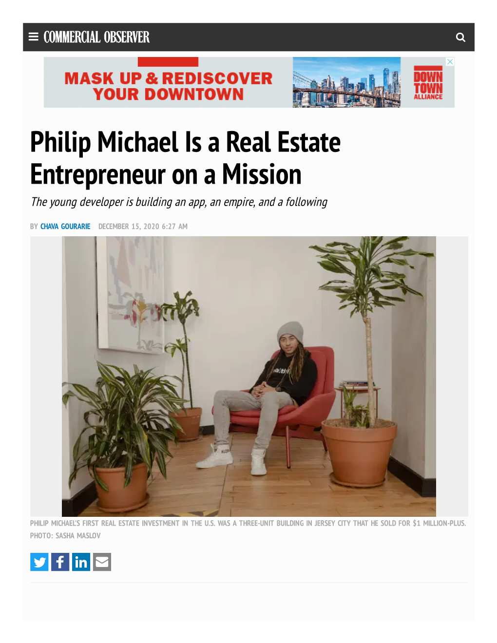 Philip Michael Is a Real Estate Entrepreneur on a Mission the Young Developer Is Building an App, an Empire, and a Following
