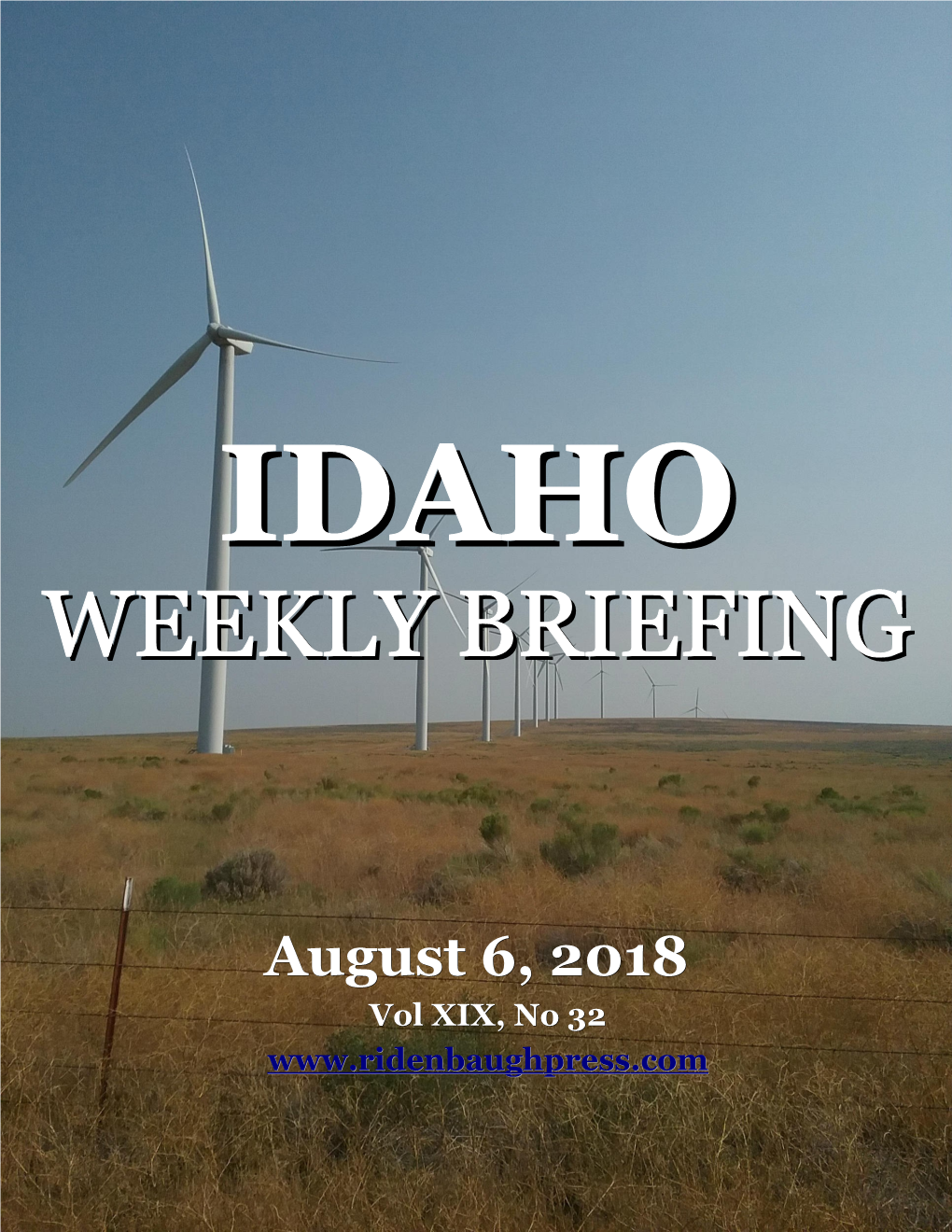 Idahoidaho Weeklyweekly Briefingbriefing