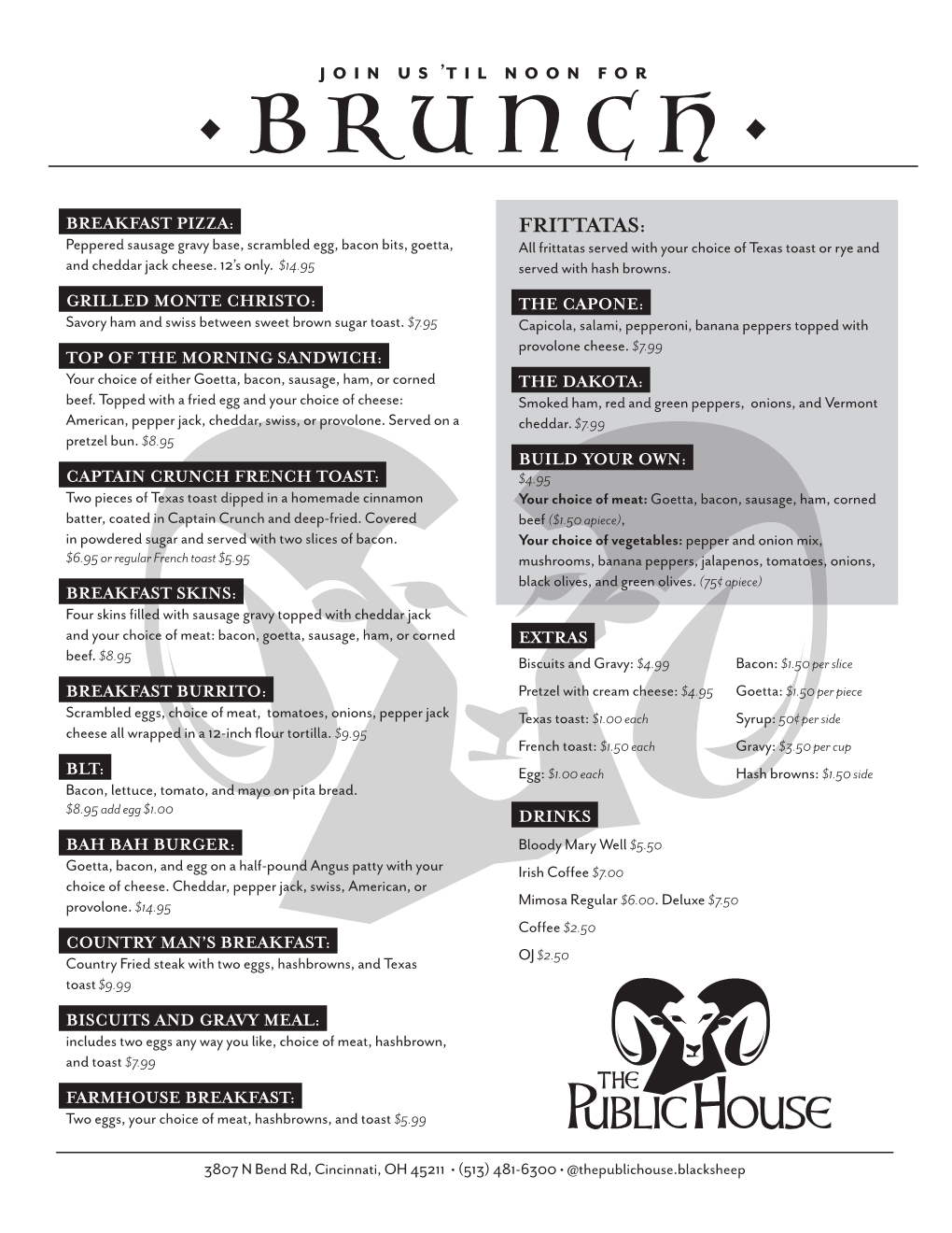 View Brunch Menu