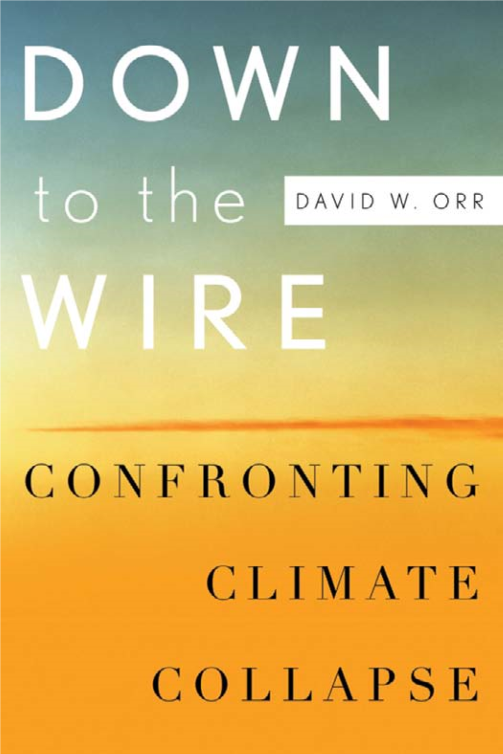 Confronting Climate Collapse / David W