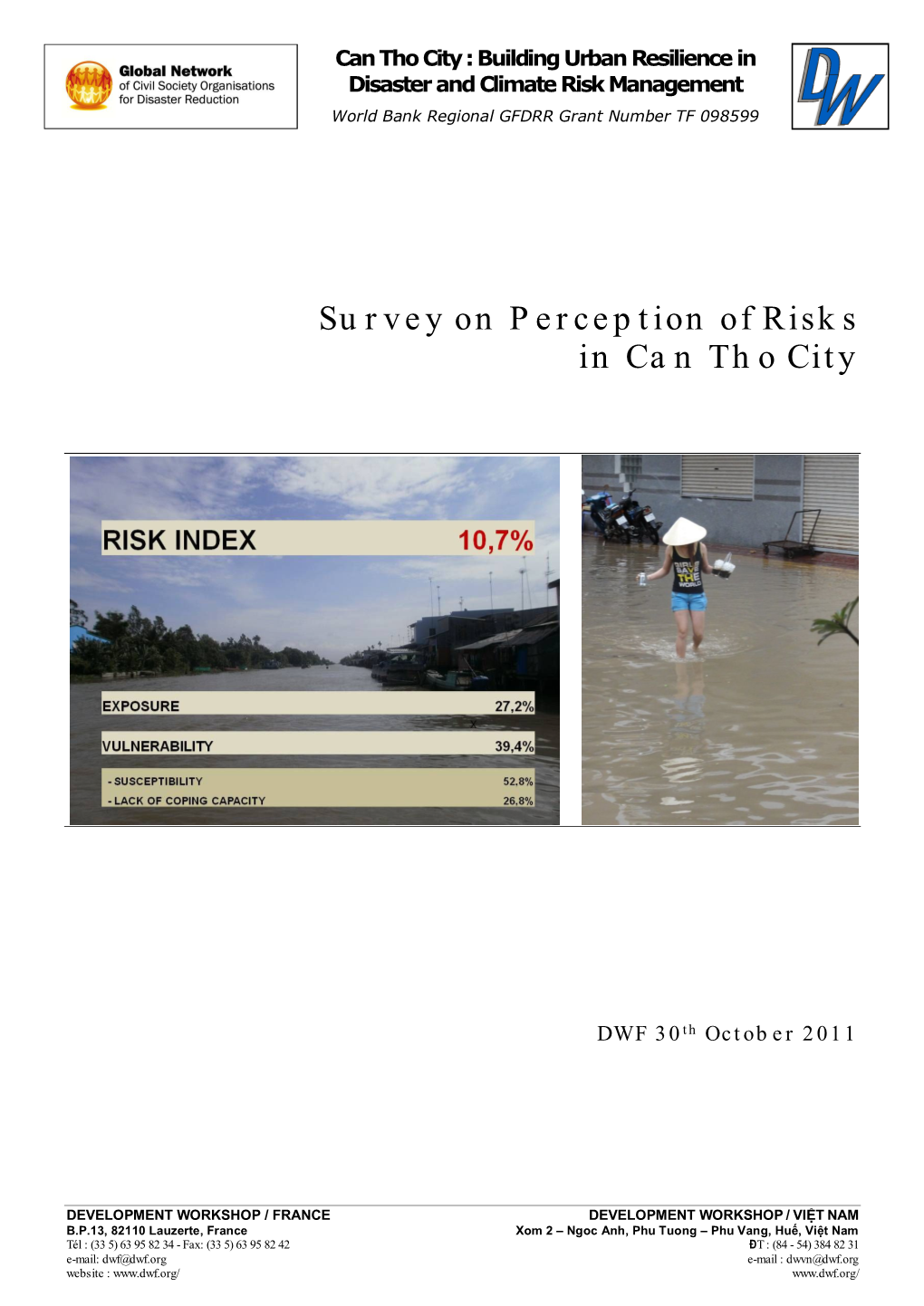 Survey on Perception of Risks in Can Tho City