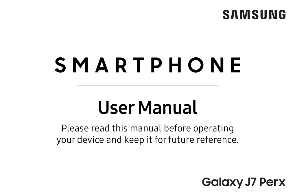 Samsung Galaxy J7 Perx J727P User Manual