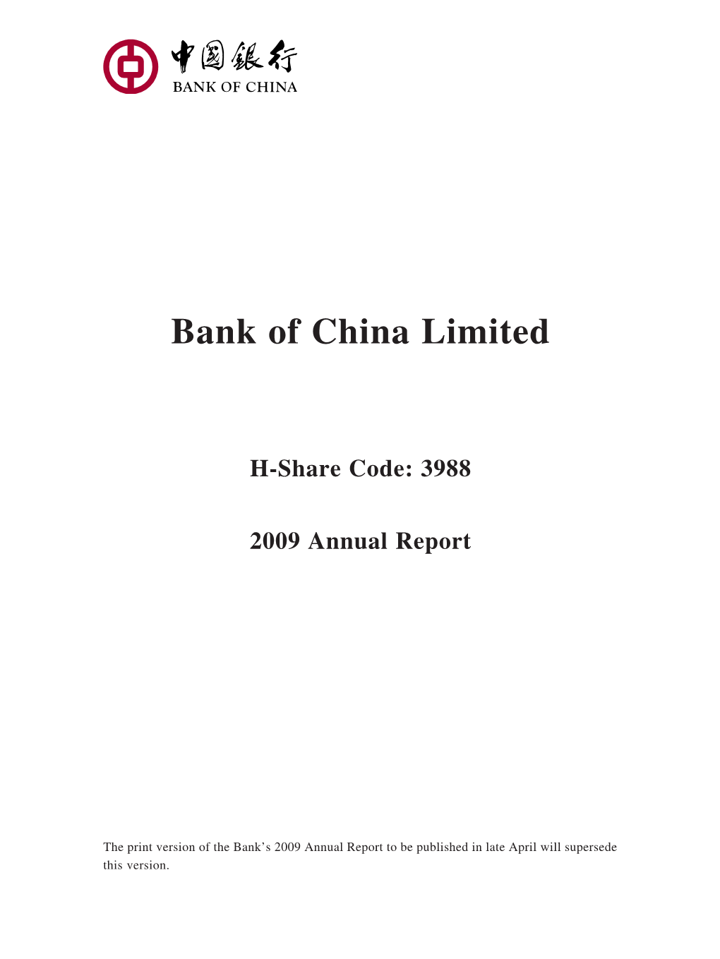 Bank of China Limited