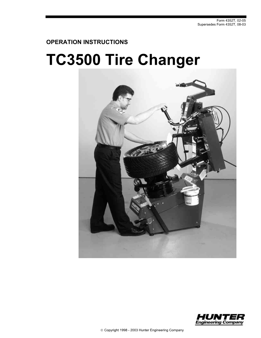 TC3500 Tire Changer