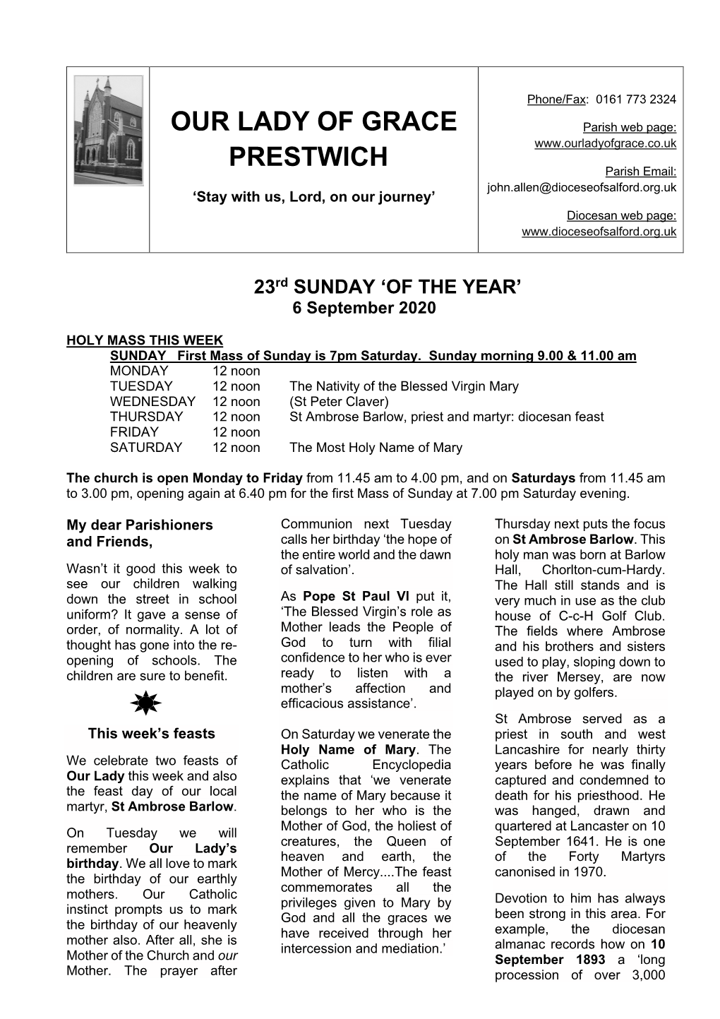 Our Lady of Grace Prestwich