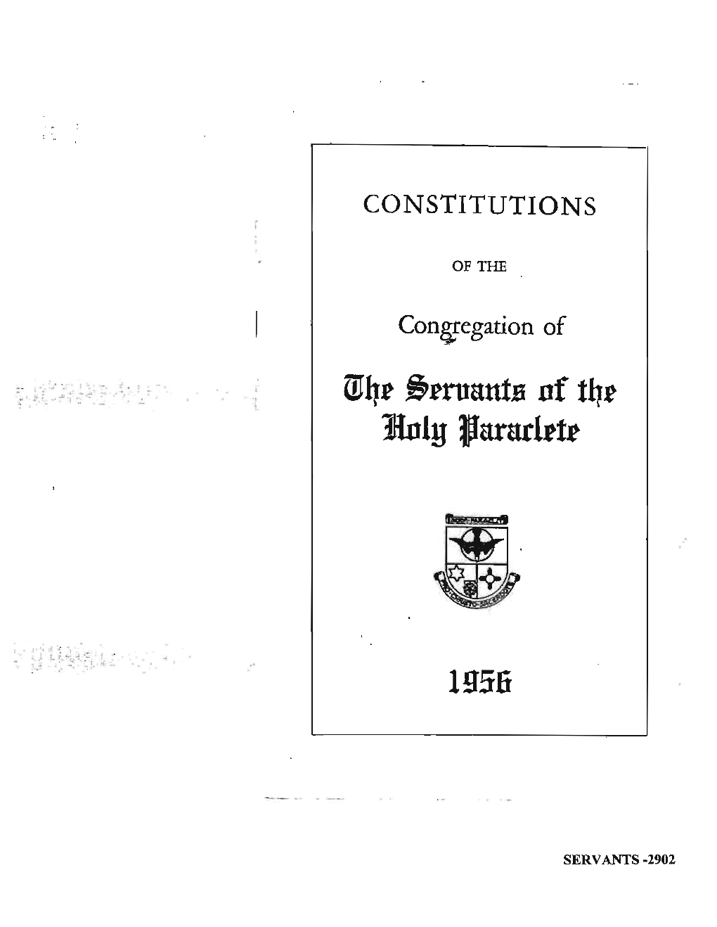 Constitutions of the Congregation of the Servants