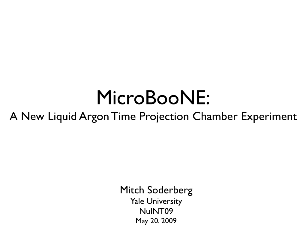 A New Liquid Argon Time Projection Chamber Experiment