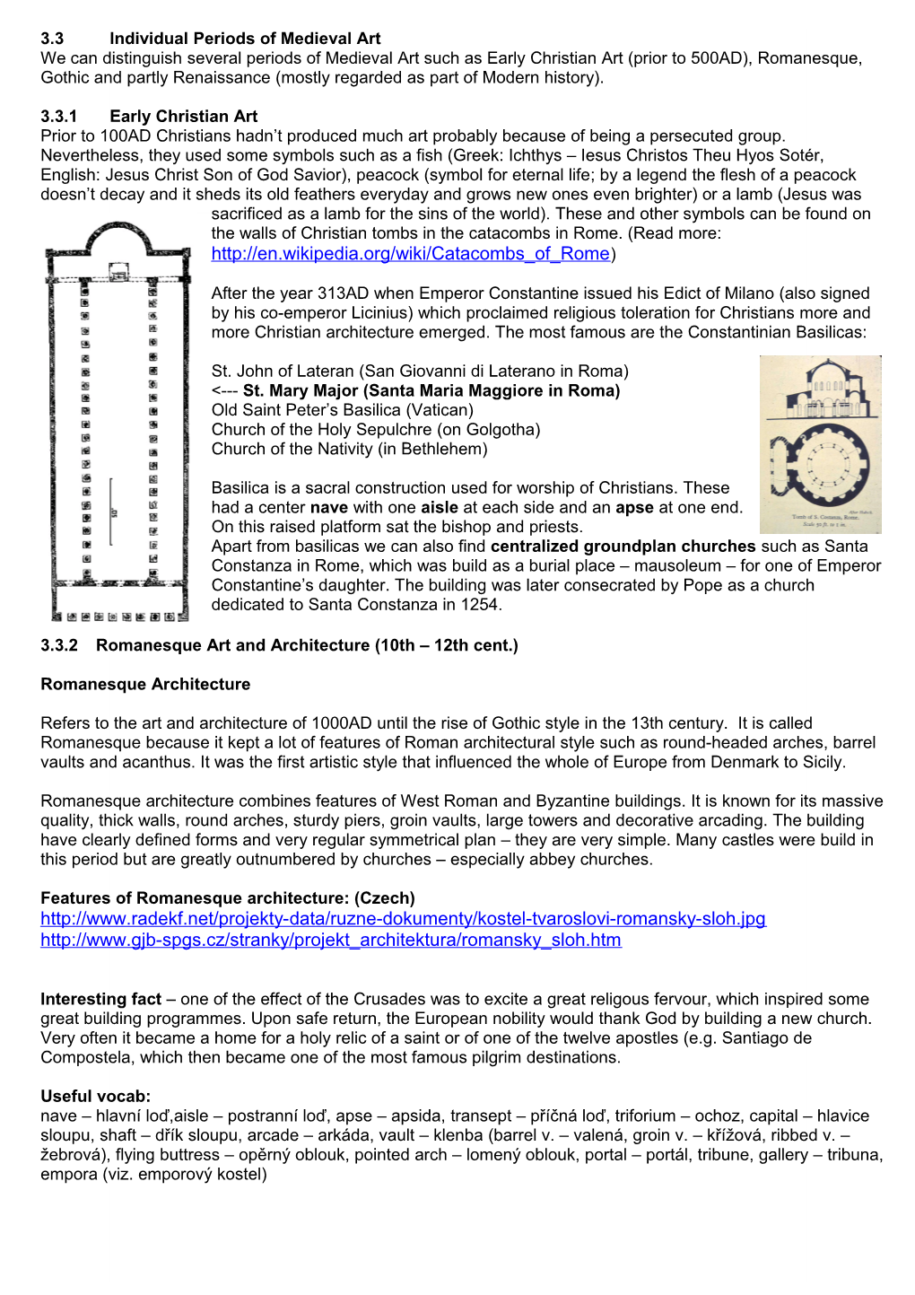 3.3 Individual Periods of Medieval Art