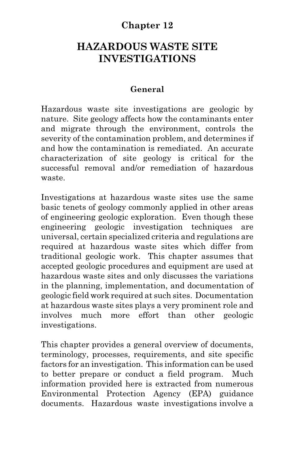 USBR Engineering Geology Field Manual Volume 1 Chapter 12