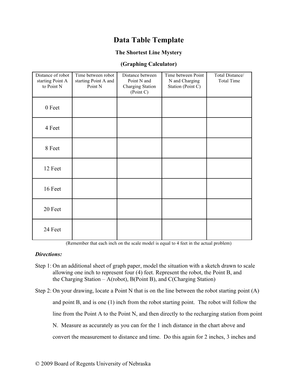 Data Table Template