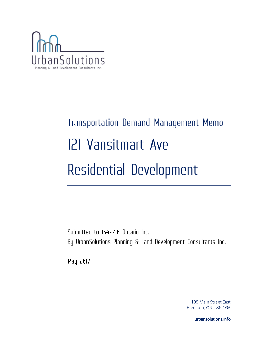 105 Main Street East Hamilton, on L8N 1G6 Urbansolutions.Info