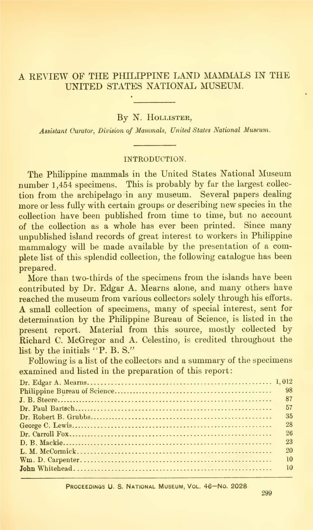 Proceedings of the United States National Museum