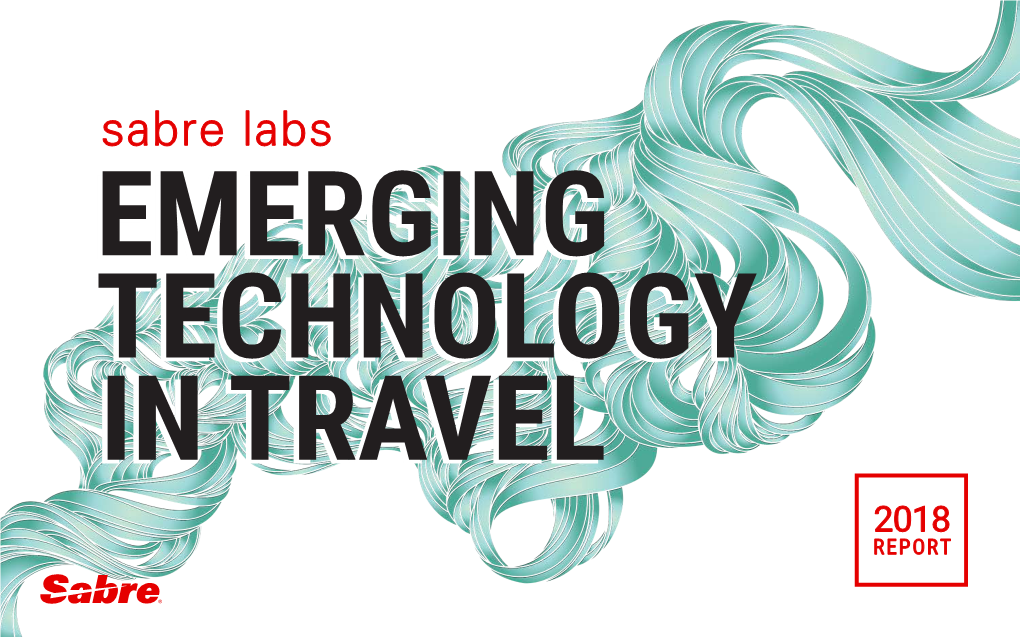 Sabre Labs EMERGING TECHNOLOGY in TRAVEL
