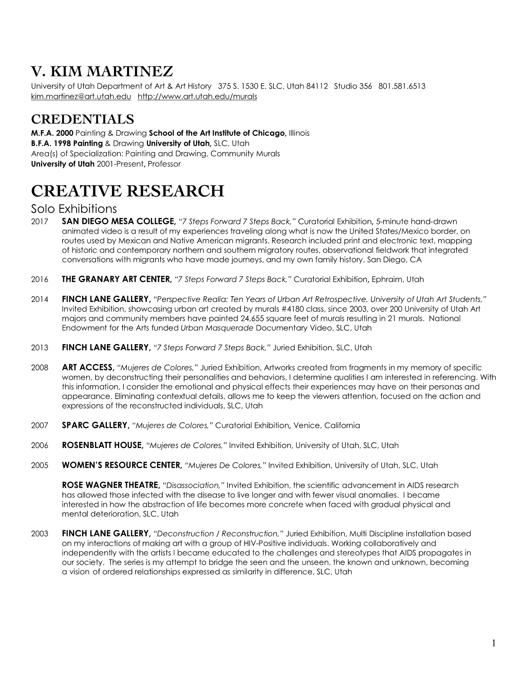 Creative Research