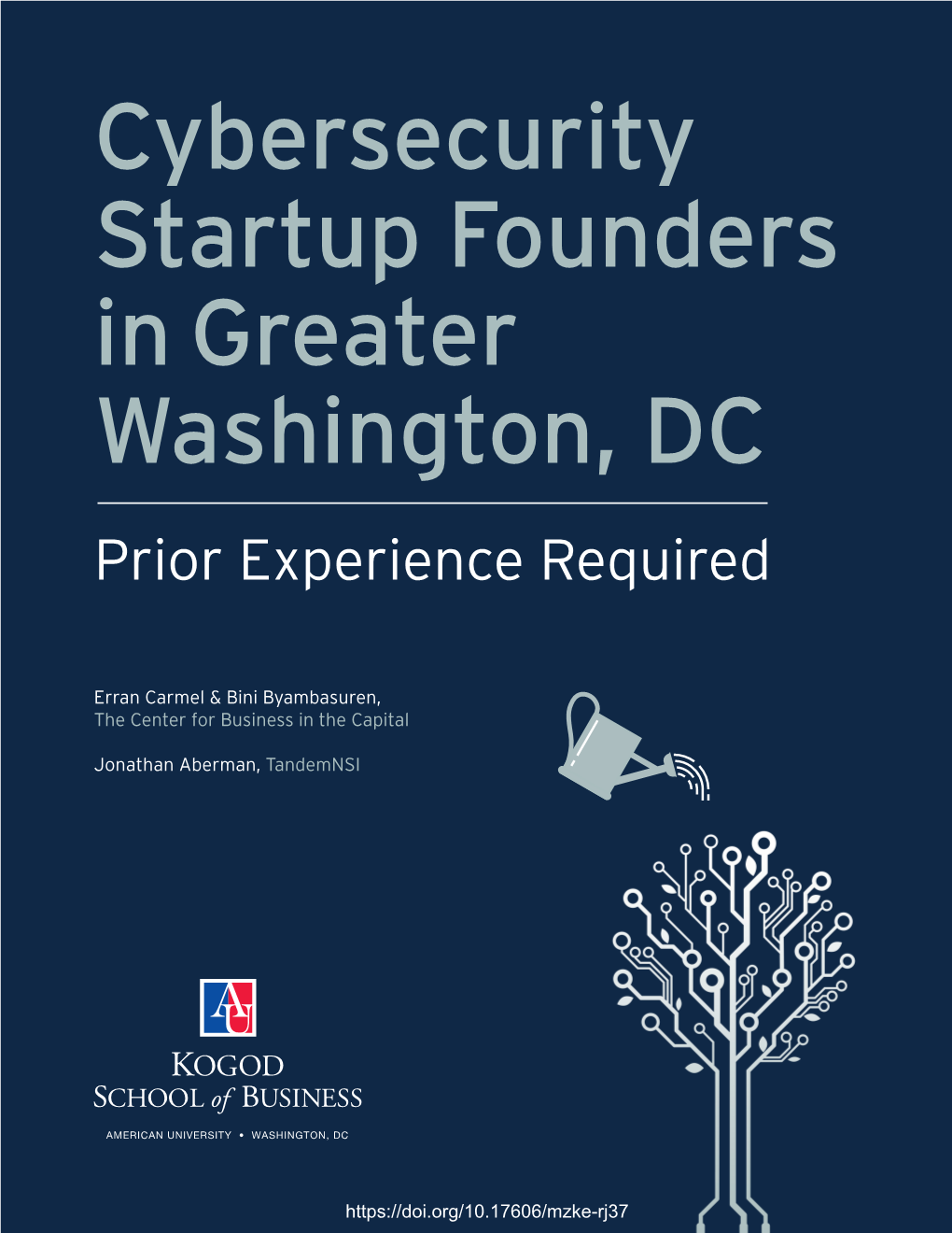 Cybersecurity Startup Founders in the Greater Washington Region