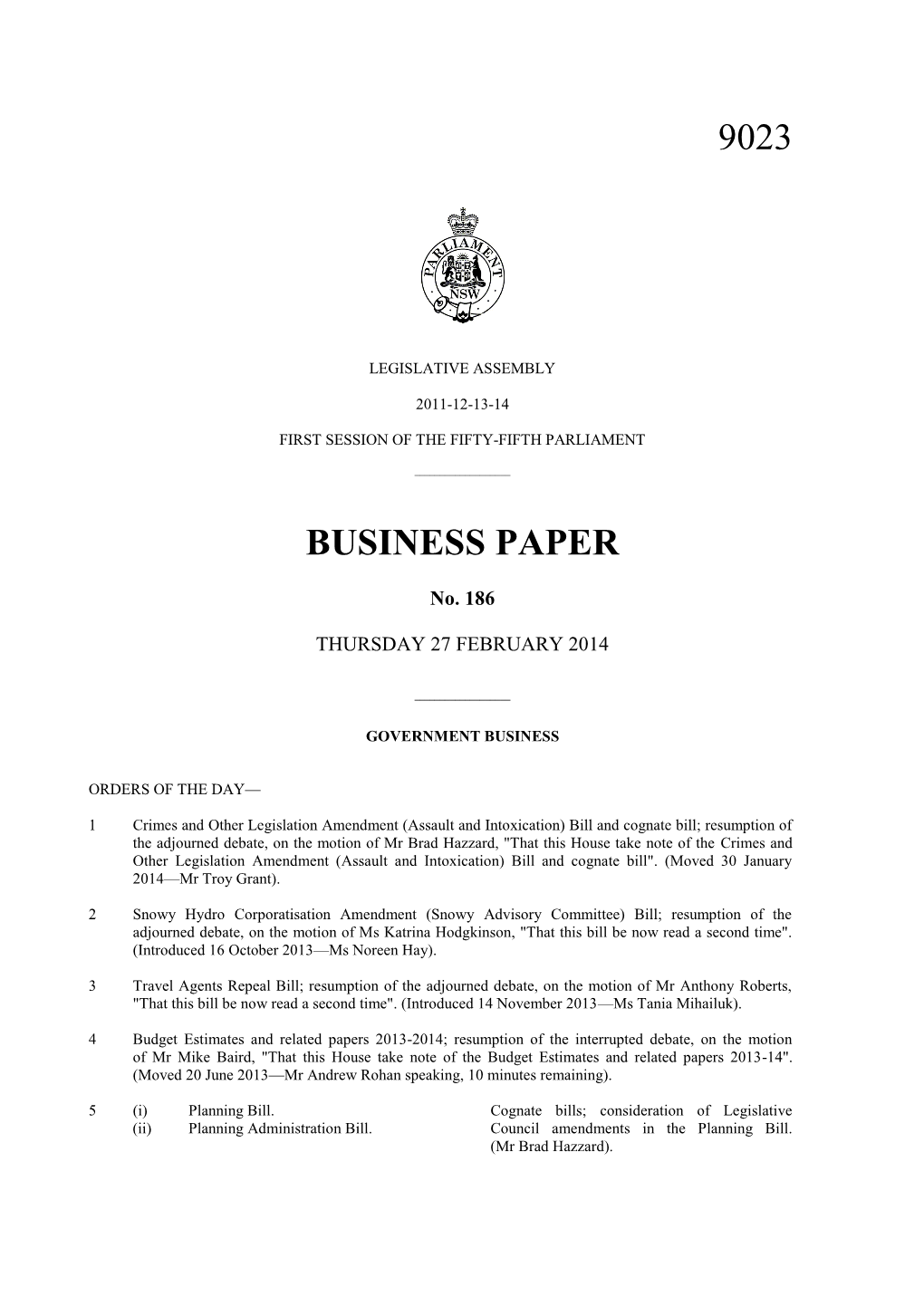 9023 Business Paper