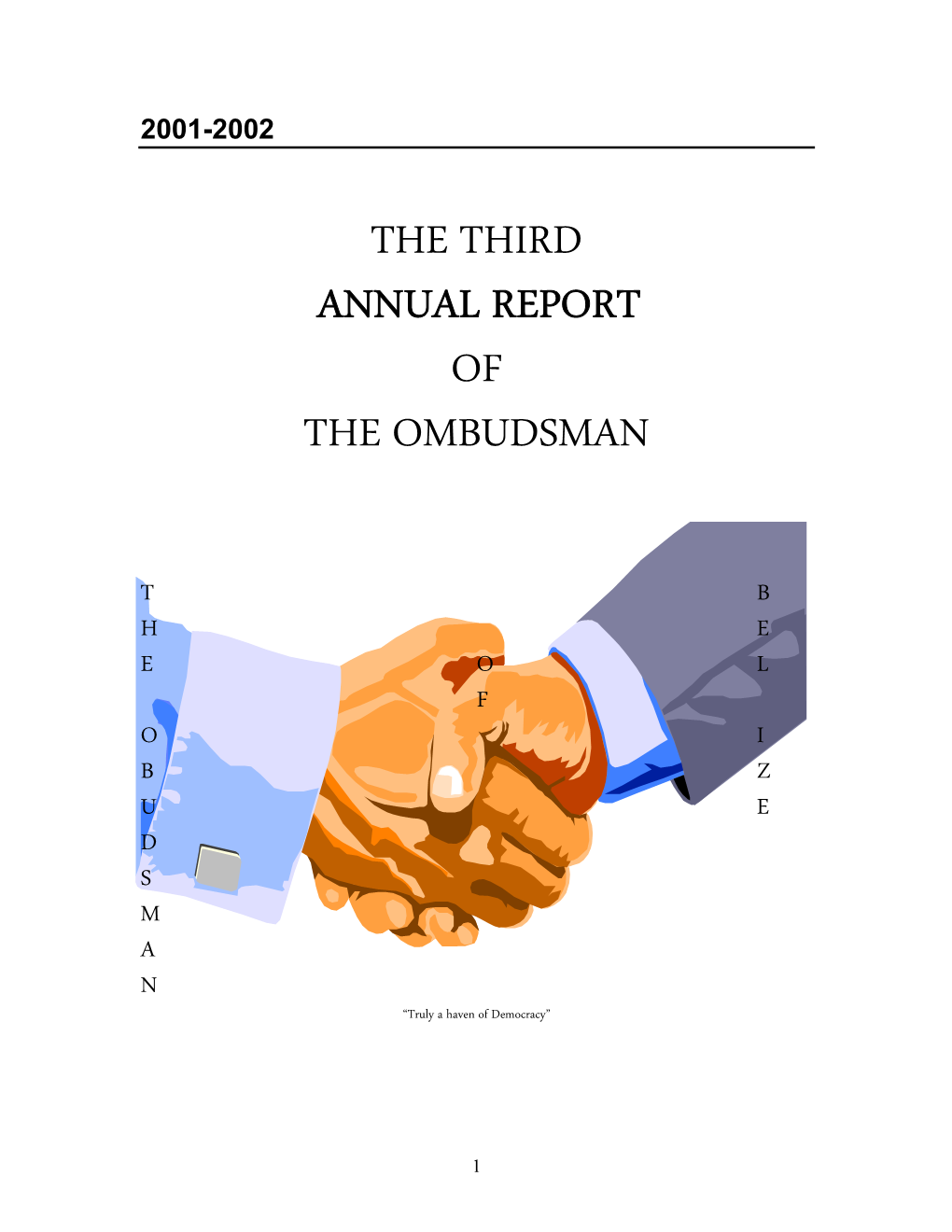The Third Annual Report of the Ombudsman