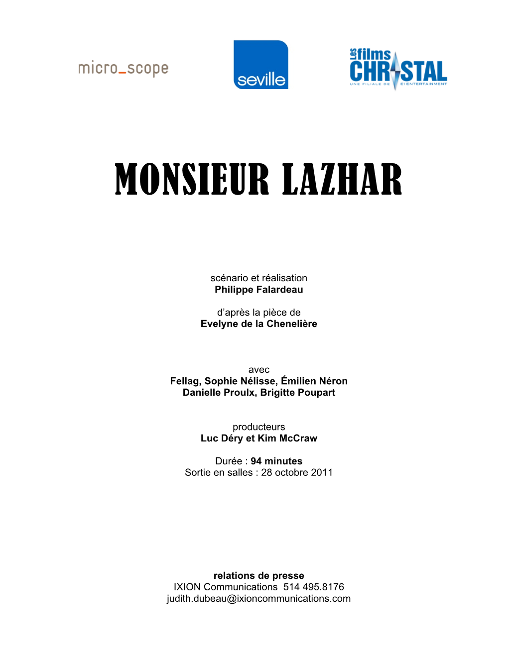 Monsieur Lazhar