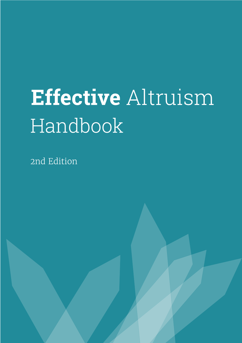 Effective Altruism Handbook