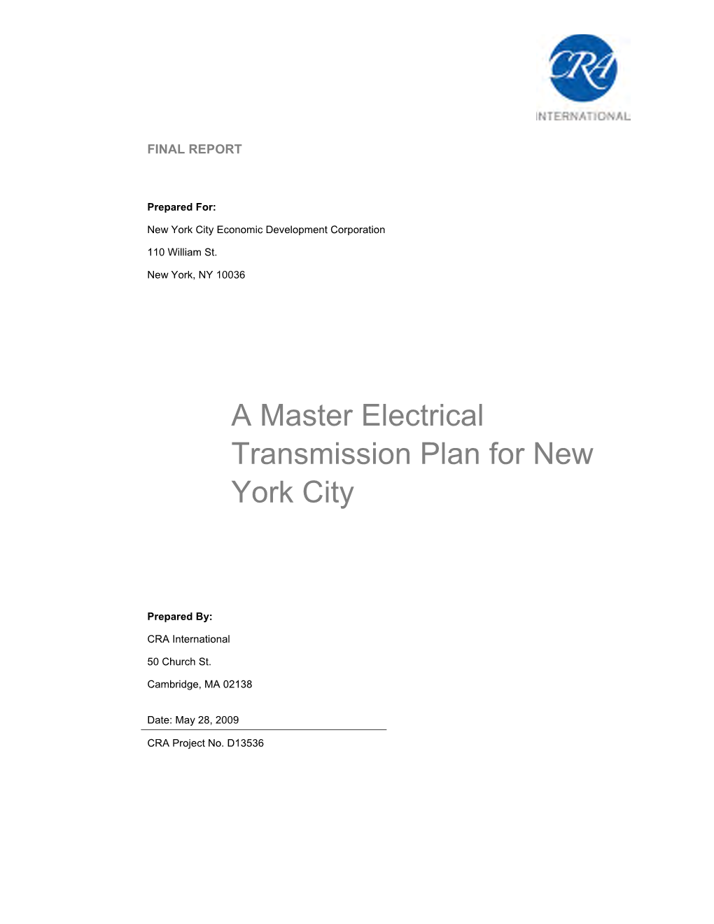 US Report and Proposal Template