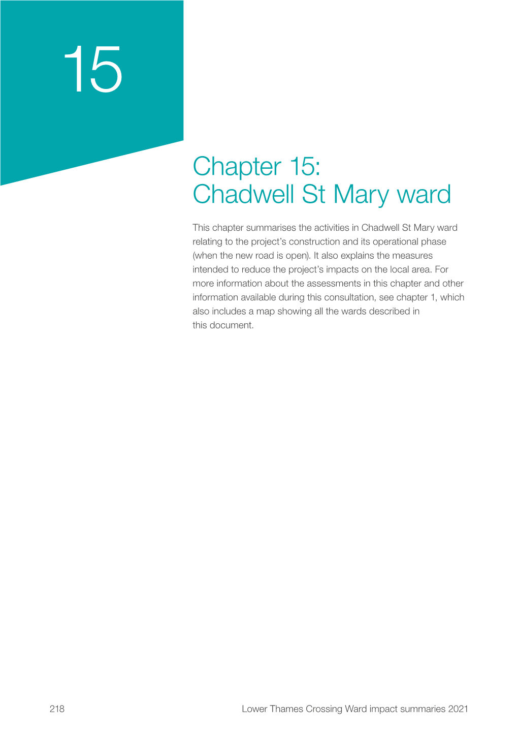 Chadwell St Mary Ward
