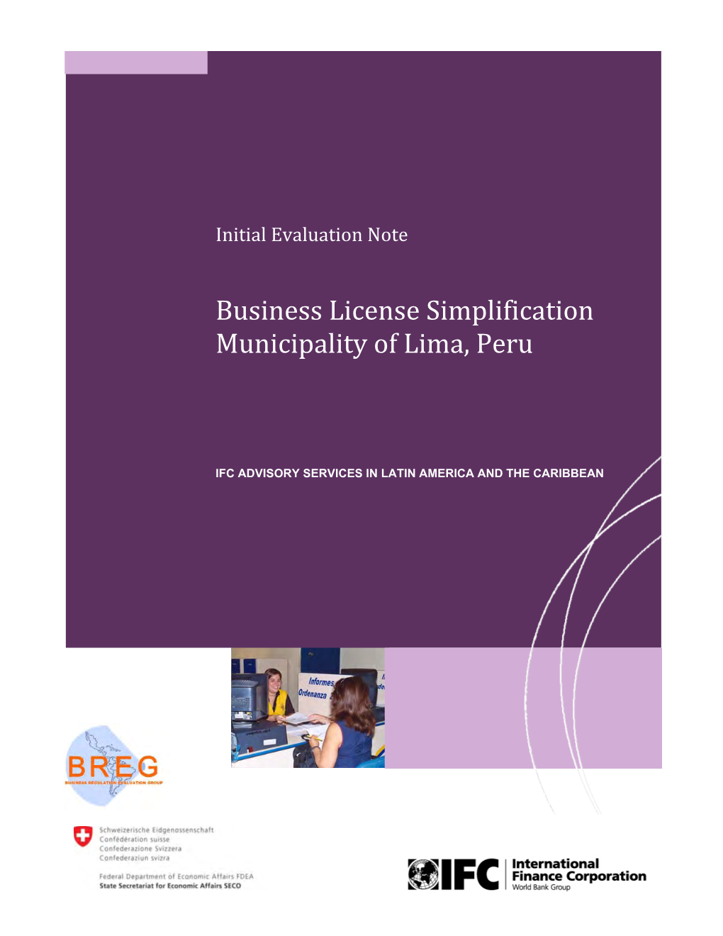 Business License Simplification Municipality of Lima, Peru