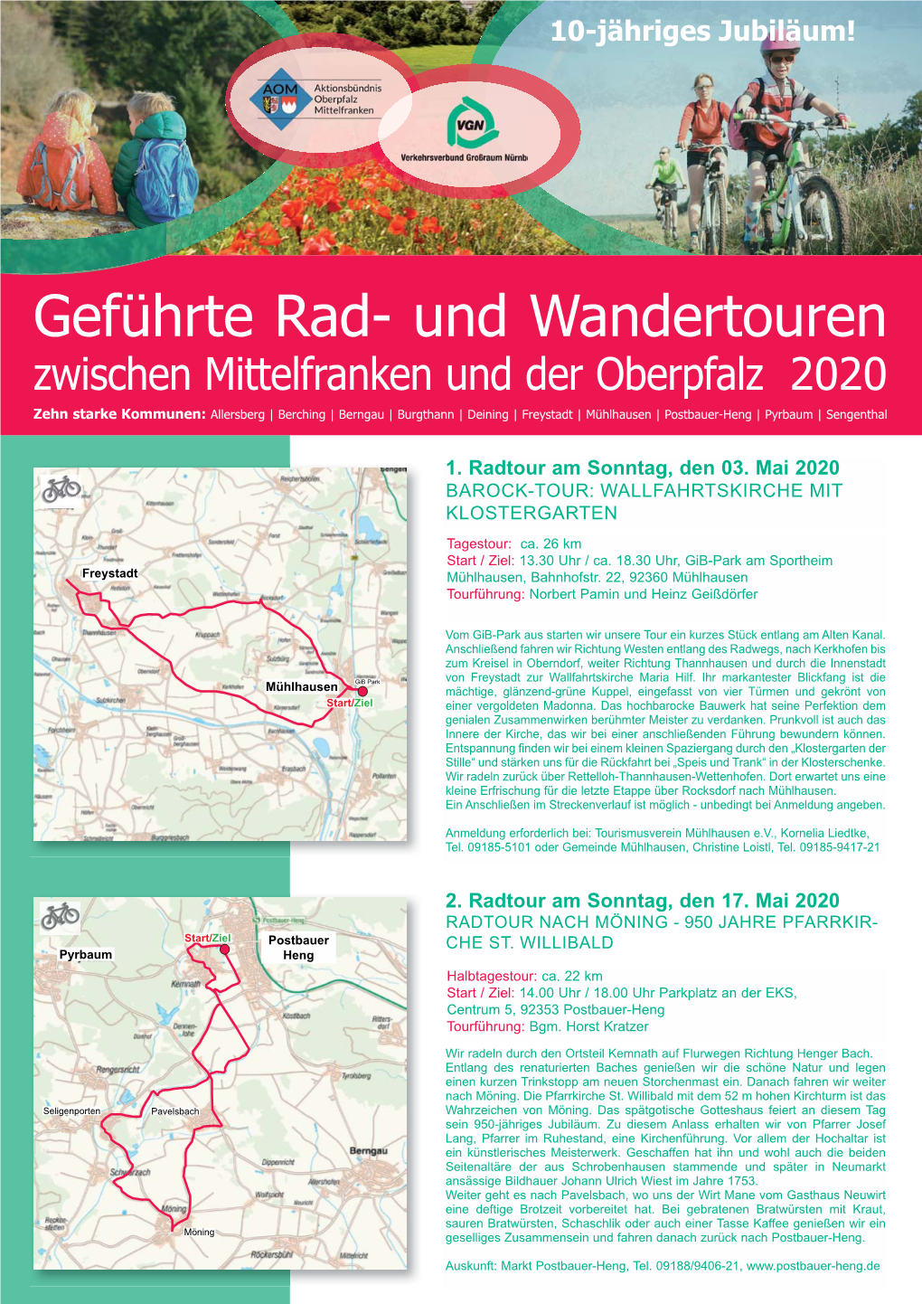 Geführte Rad- Und Wandertouren