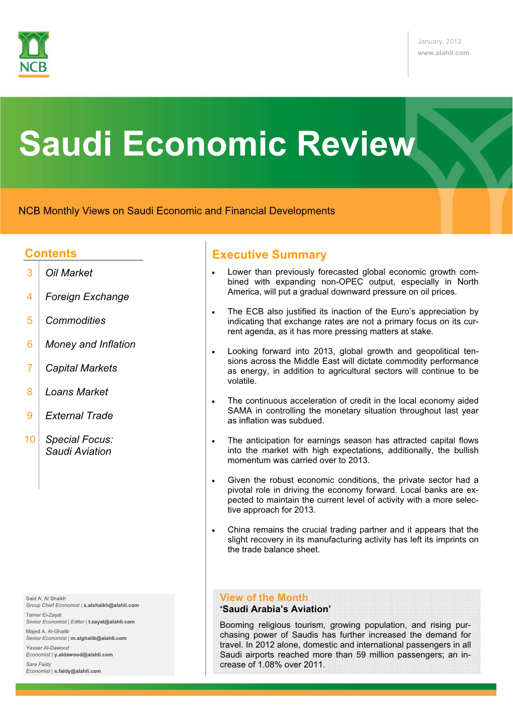 NCB Saudi Economic Review
