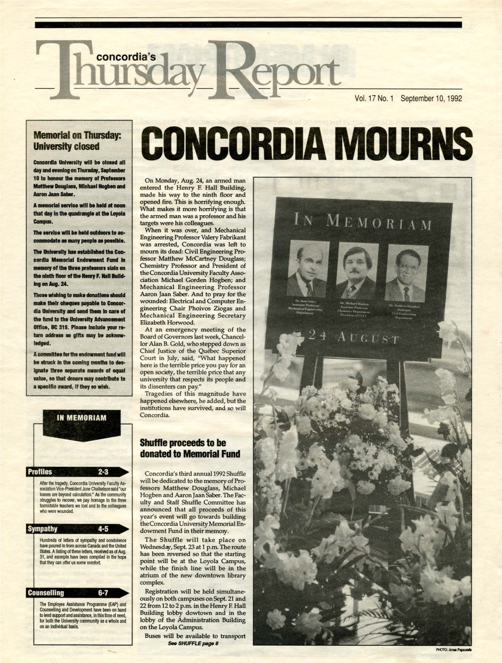 September 10, 1992 CONCORDIA MOU