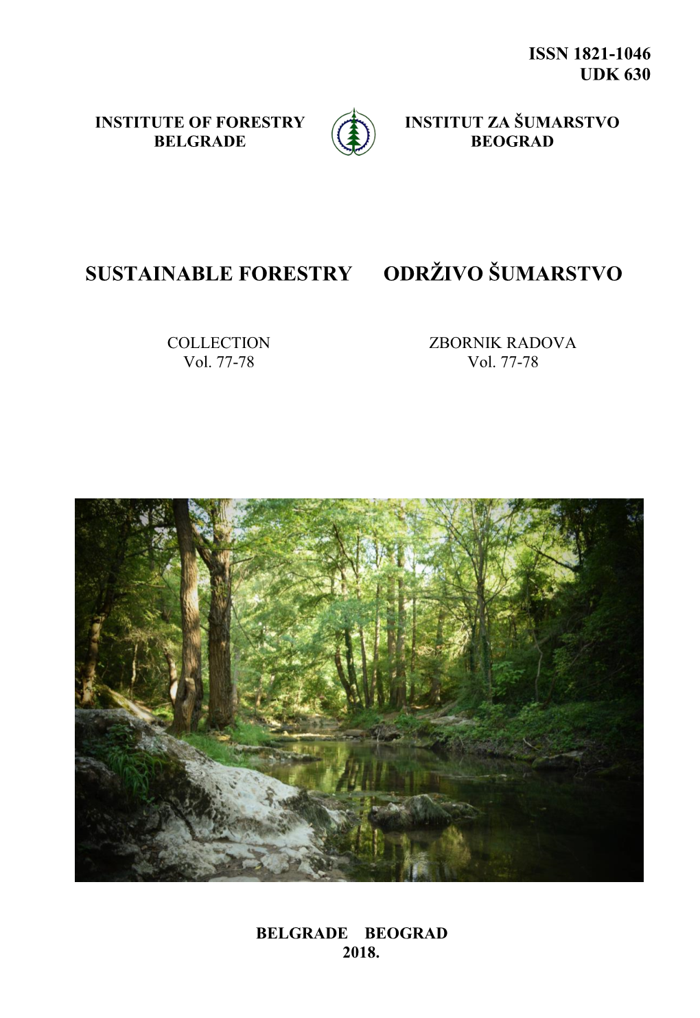 Sustainable Forestry Održivo Šumarstvo