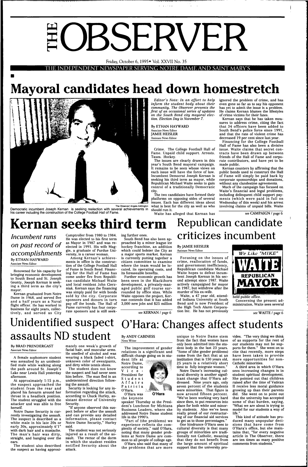 Kernan Seeks Third Term Republican Candidate Comptroller from 1980 to 1984