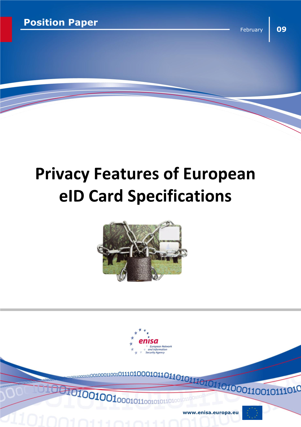 Privacy Features of European Eid Card Specifications