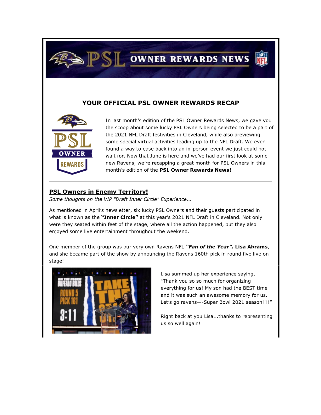 Your Official Psl Owner Rewards Recap