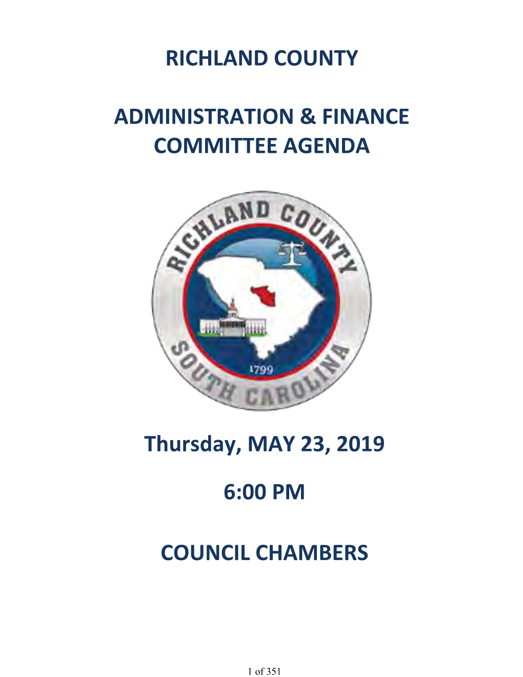 Richland County Administration & Finance