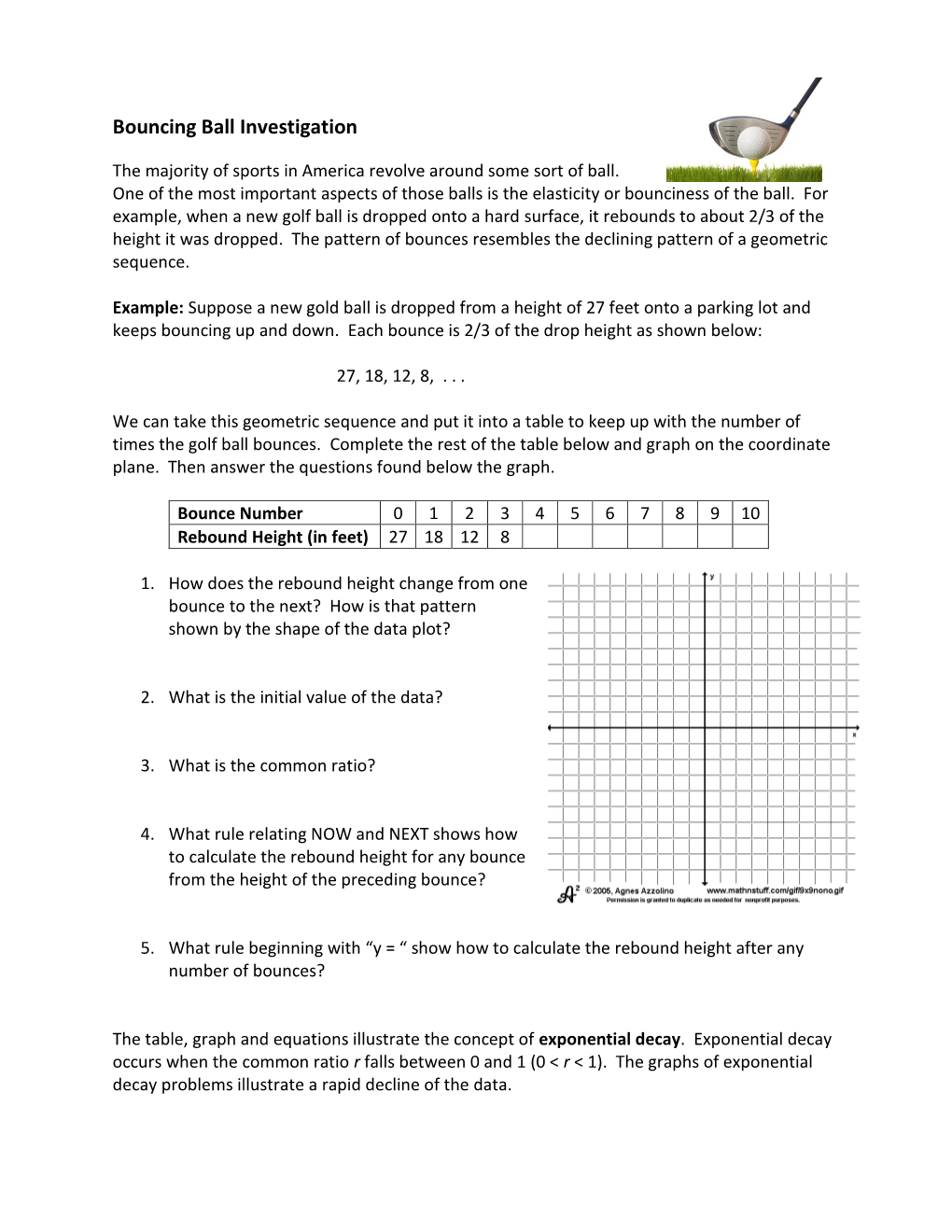 Bouncing Ball Investigation