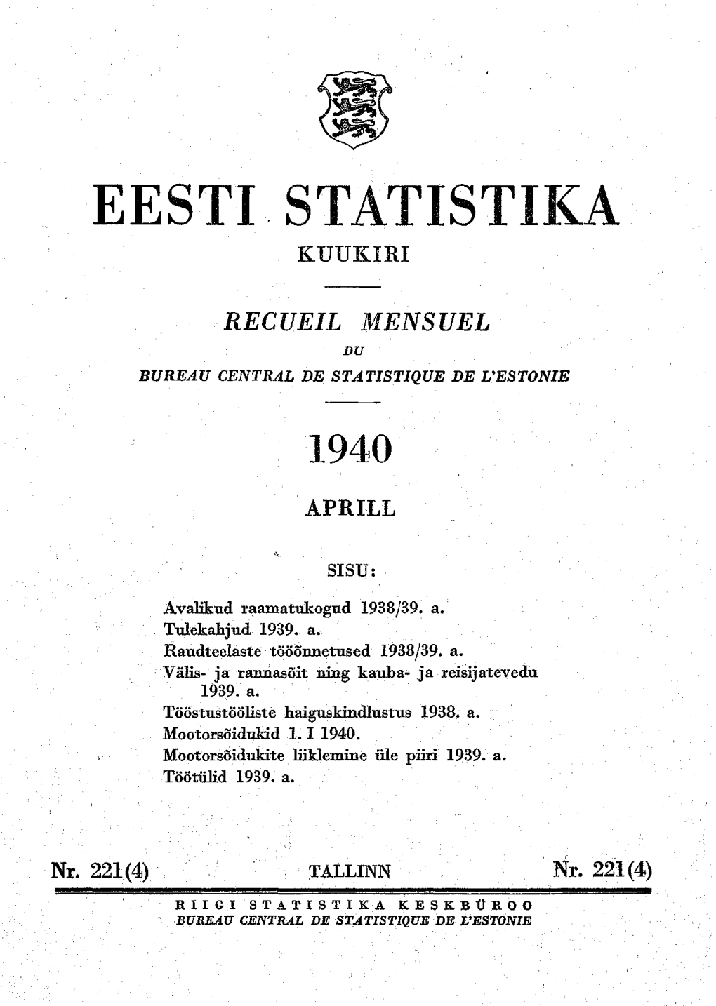 Eesti Statistika Kuukiri