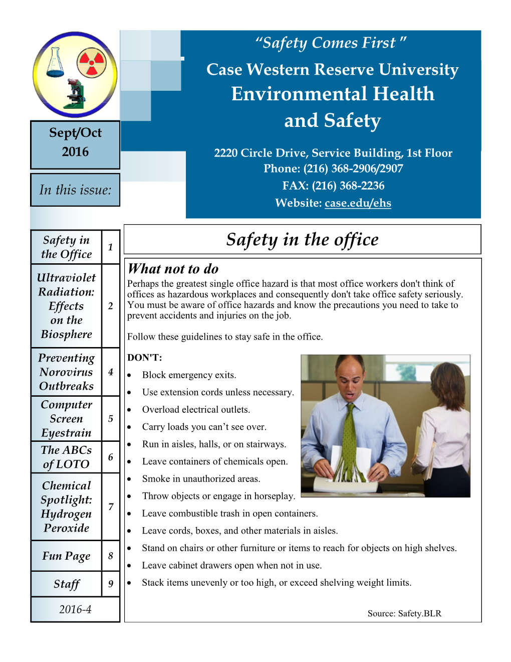 Environmental Health and Safety