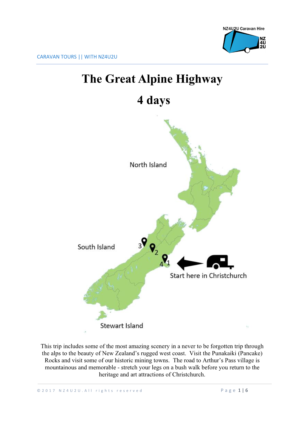 The Great Alpine Highway 4 Days