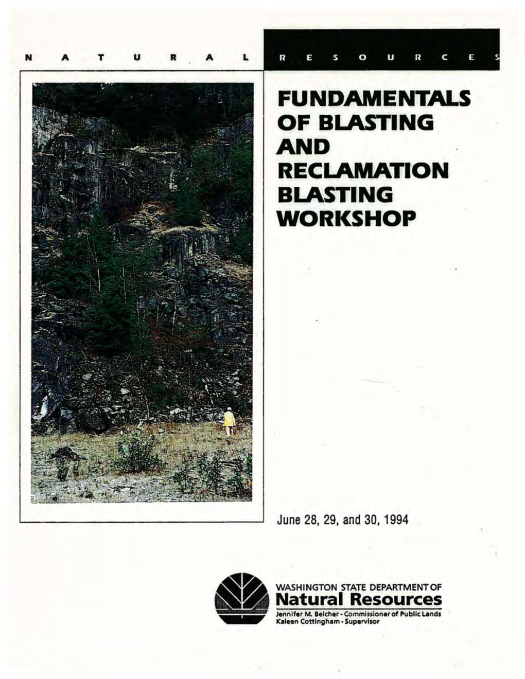 Fundamentals of Blasting and Reclamation Workshop