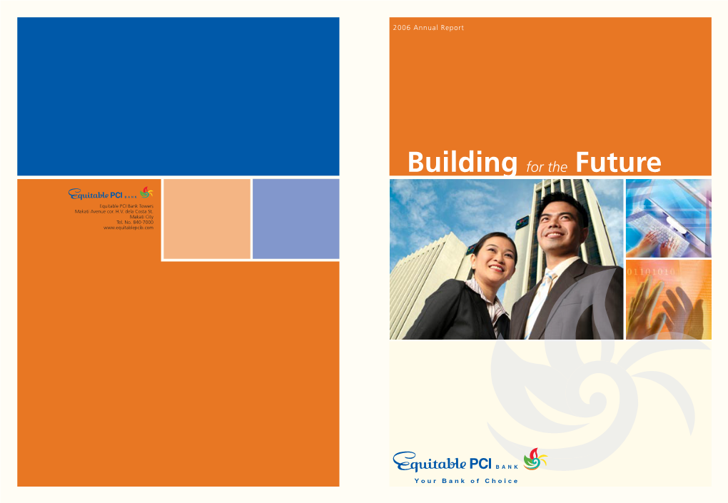 2006 EPCI Annual Report Building for the Future