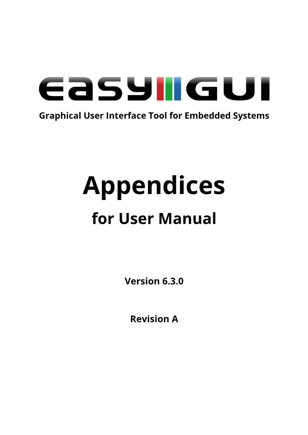 Easygui User Manual Appendix
