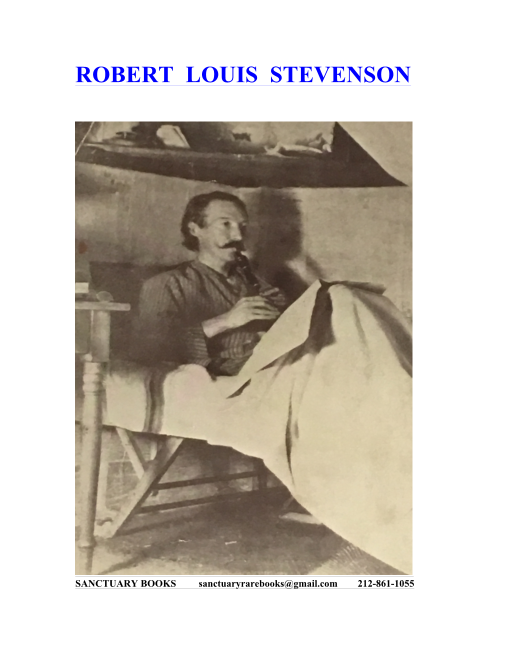 Robert Louis Stevenson