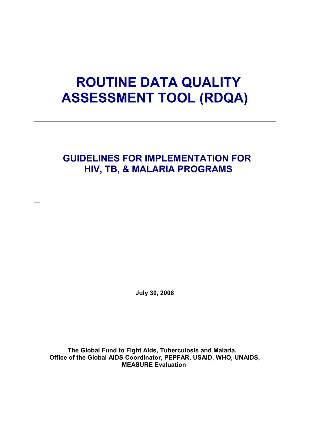 Data Quality Audit Tool